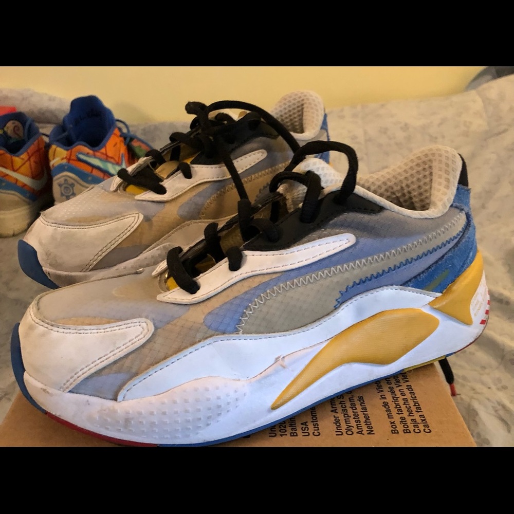 Puma Sonic the Hedgehog RS-X3 Golden Rod Sega  Sneaker 373979-01